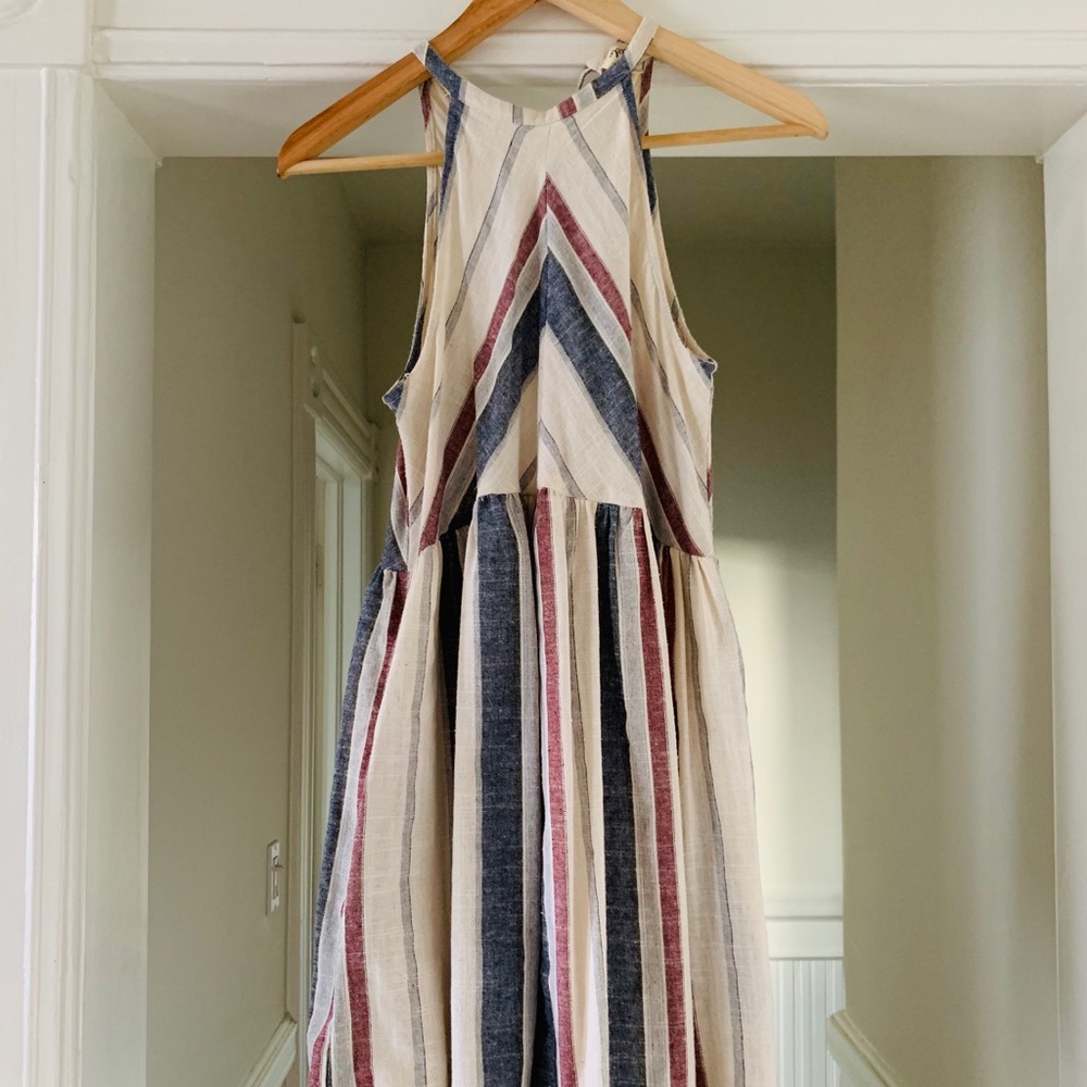 clad & cloth athens linens dress